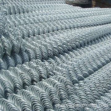 3,0 mm PVC Łańcuchowe ogrodzenie łączące na futbolowym terenie